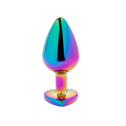 Plug Anal Holográfico Gema Arcoiris Talla S