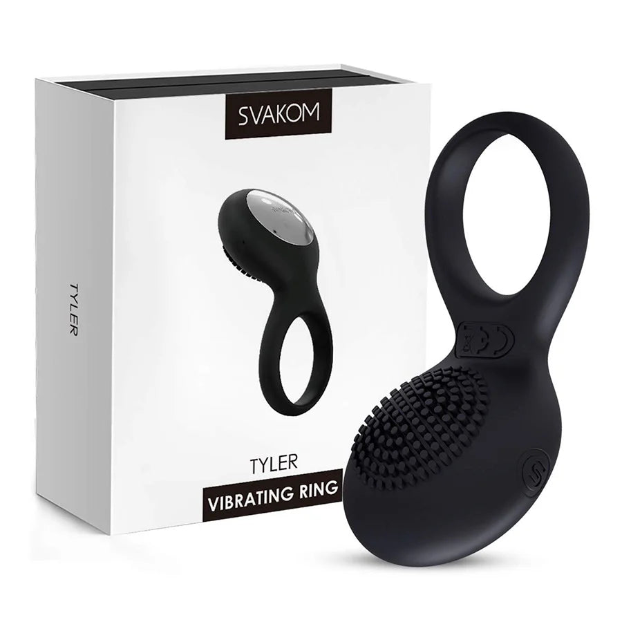 Anillo Vibrador Tyler Negro