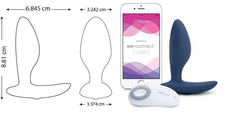 Plug Anal Vibrador Ditto Controlado por APP Global