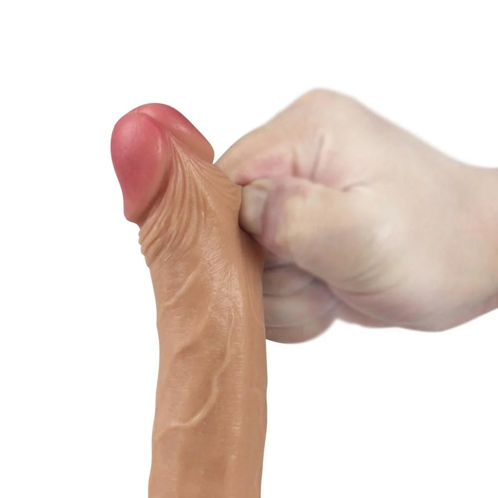 Dildo Silicone 7'' Dual Platinum Flesh