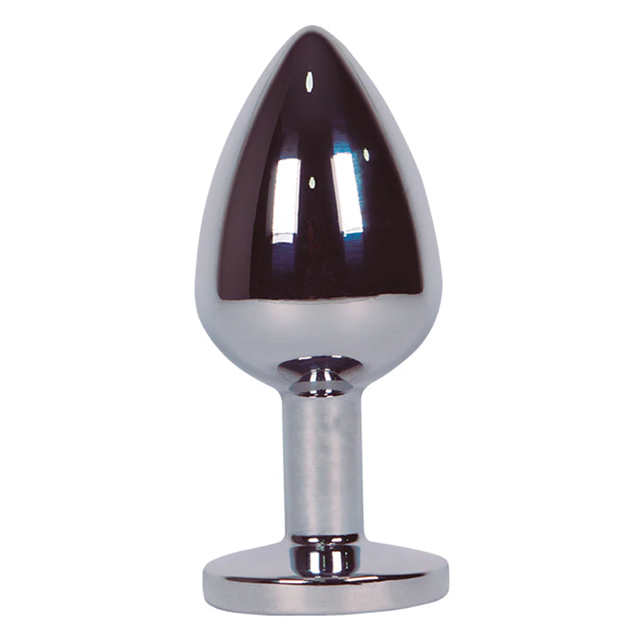 Plug Anal Gema Azul Claro Talla L