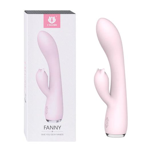 Vibrador Doble Estimulación Fanny Rosado
