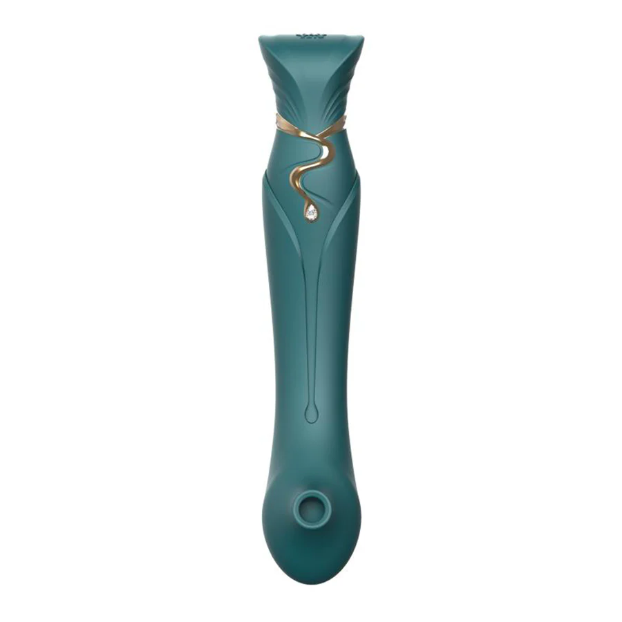 Set Vibrador de Lujo Queen Jewel Green Controlado por APP Bluetooth