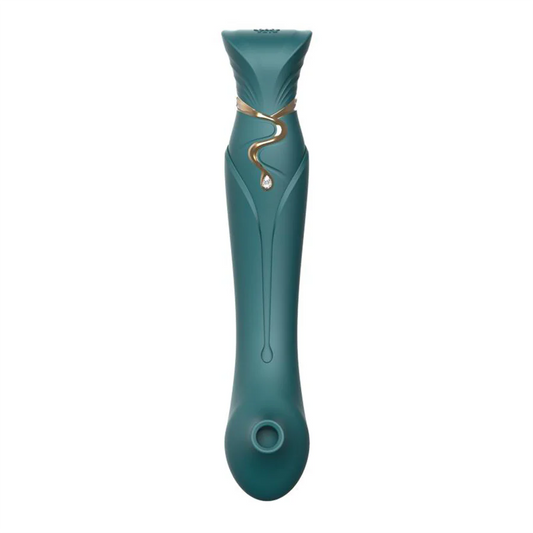 Set Vibrador de Lujo Queen Jewel Green Controlado por APP Bluetooth