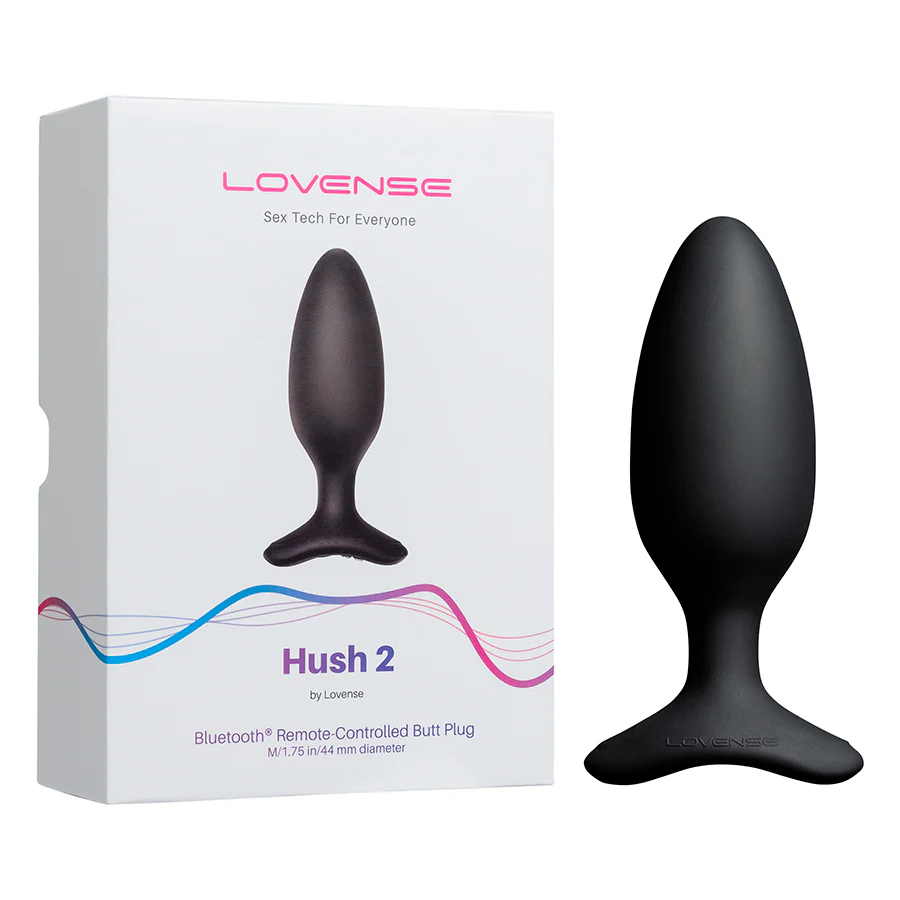 Vibrador Anal Hush 2 (1.75 pulgadas) Controlado por APP Global