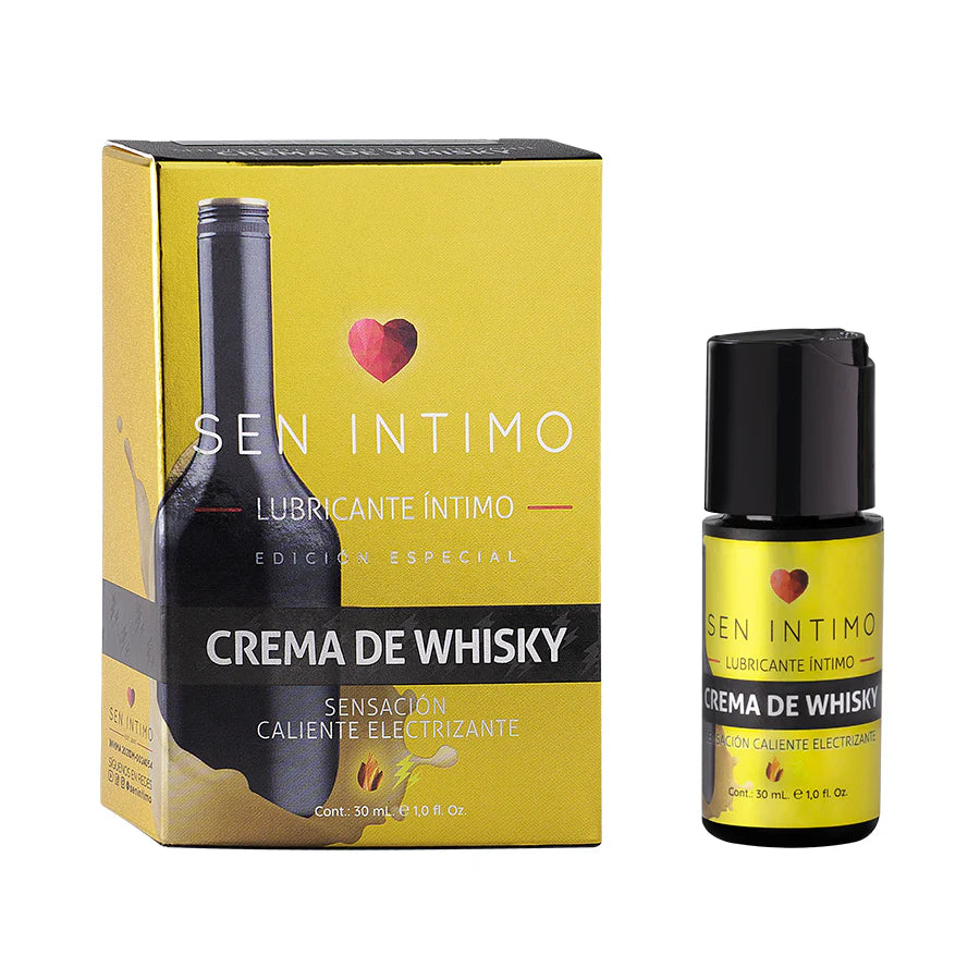 Lubricante Íntimo Crema de Whisky Sensación Caliente electrizante x 30 ml