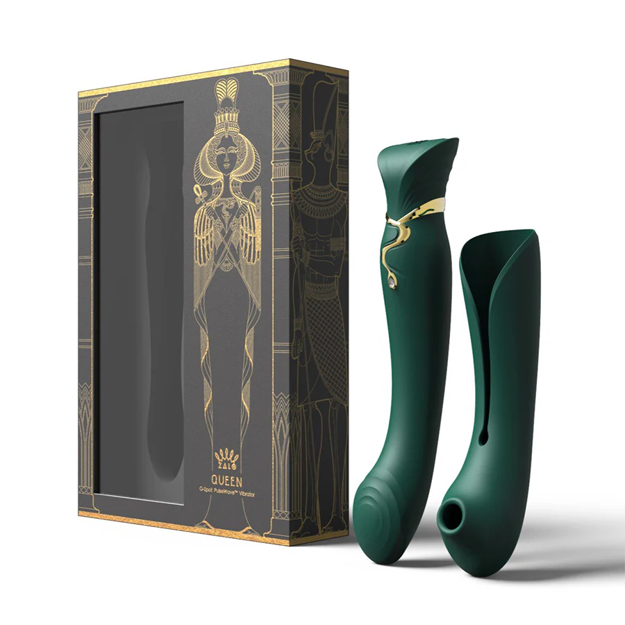 Set Vibrador de Lujo Queen Jewel Green Controlado por APP Bluetooth