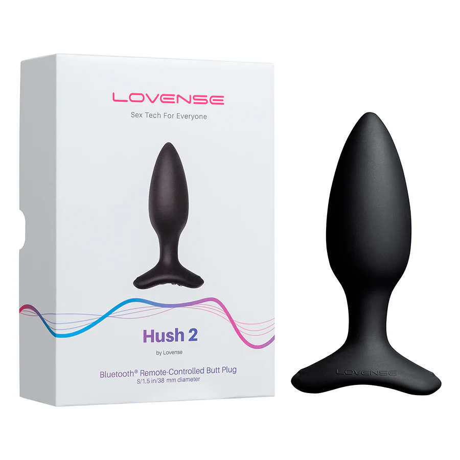 Plug Anal Vibrador Hush 2 (1.5 pulgadas) Controlado por APP