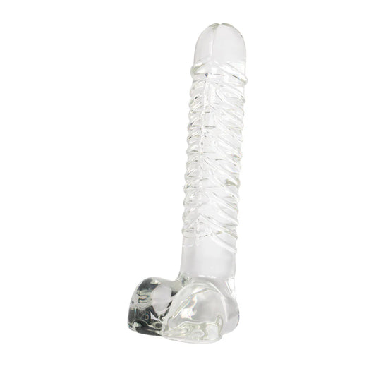 Dildo De Vidrio Spiral Clear