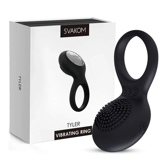 Anillo Vibrador Tyler Negro