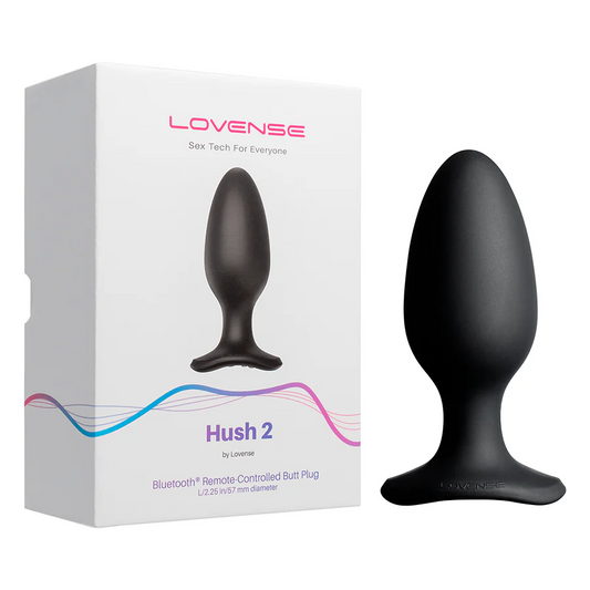 Plug Anal Vibrador Hush 2 (2.25 Pulgadas) Controlado por APP Global