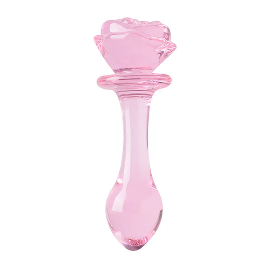 Dildo De Vidrio Rosa Pink