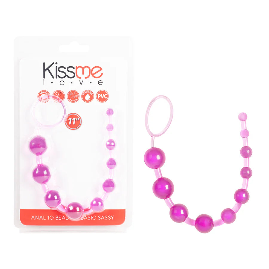 Kissme Anal 10 Beads Hi Basic Sassy