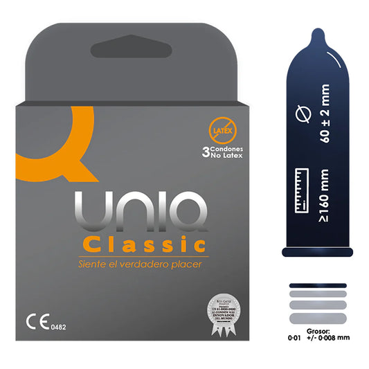 Condón Classic Uniq x 3 Unidades