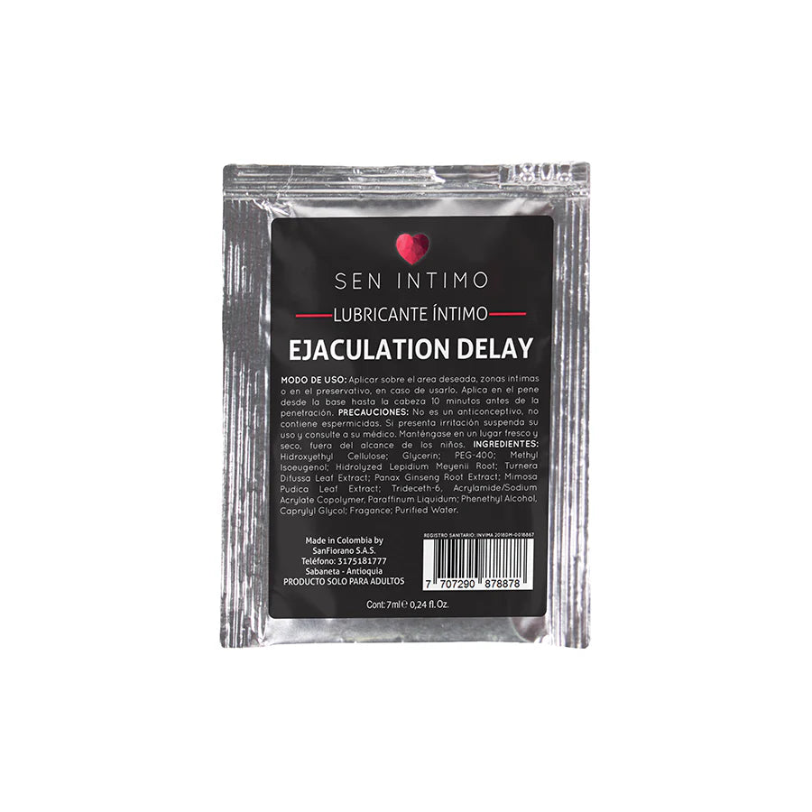 Retardante Íntimo Ejaculation Delay Sachet x 7 ml