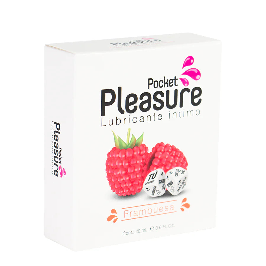 Lubricante íntimo Frambuesa + Dados Eróticos x 20 ml