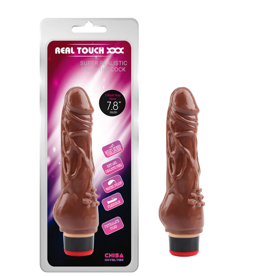 Vibrador 7.8 Cock Brown