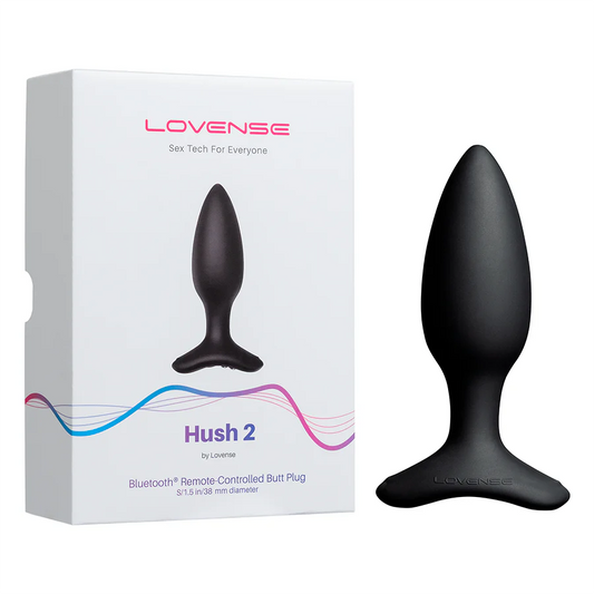 Plug Anal Vibrador Hush 2 (1.5 pulgadas) Controlado por APP